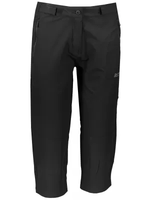 Ženske 3/4 hlače ALPINE PRO HYDA LPAR385 ČRN