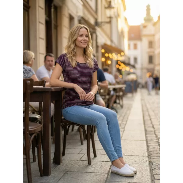  Ženska majica s kratkimi rokavi ALTISPORT GOBNATA LTSR640 ČRNA 