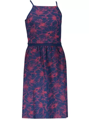 Dekliška obleka ALPINE PRO ZELDO KSKR068 TEMNO MODRA