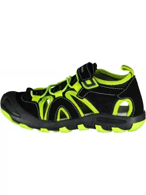 Sandale ALPINE PRO FLAVIO KBTR223 ČRNA/ZELENA