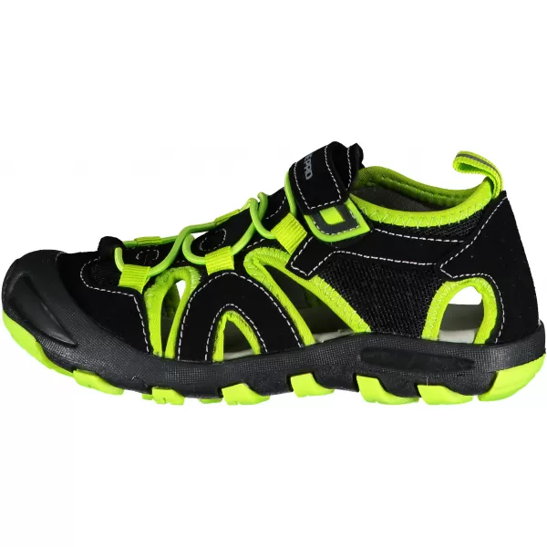  Sandale ALPINE PRO FLAVIO KBTR223 ČRNA/ZELENA 