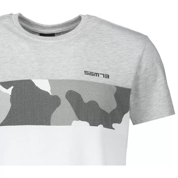  Moška T -majica s kratkimi rokavi SAM 73 MT 764 SVETLO SIVA 