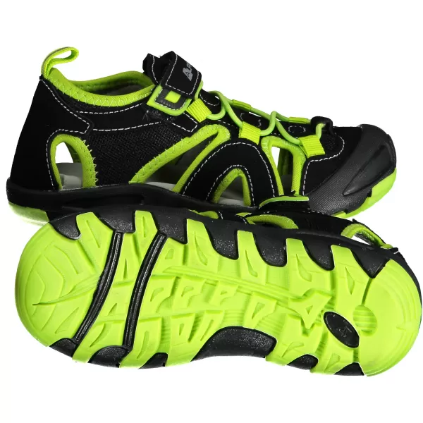  Sandale ALPINE PRO FLAVIO KBTR223 ČRNA/ZELENA 