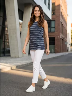 Tank Top SAM 73 URTA LTSR612 TEMNO MODRA