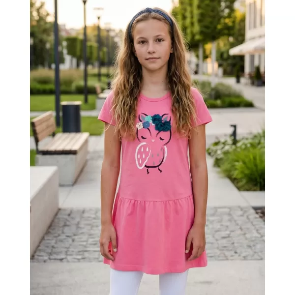  Dekliška obleka SAM 73 KSKR069 ROZA 
