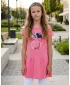 Dekliška obleka SAM 73 KSKR069 ROZA