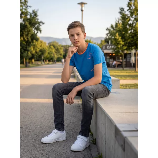  Fant t -majica s kratkimi rokavi SAM 73 KTSR257 MODRO 