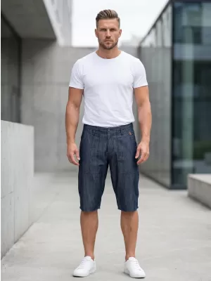 Kratke hlače SAM 73 MS 736 TEMEN DENIM