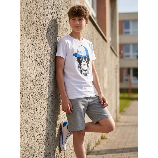  Fant t -majica s kratkimi rokavi SAM 73 BT 535 BELA 