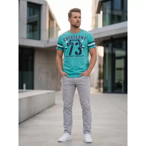  Moška T -majica s kratkimi rokavi SAM 73 MT 762 NEON 