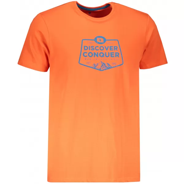  Moška majica s kratkimi rokavi LOAP ANAKIN CLM2016 ORANŽNA 
