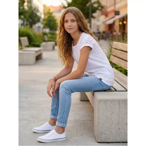  Dekliška majica s kratkimi rokavi SAM 73 GT 539 BELA 