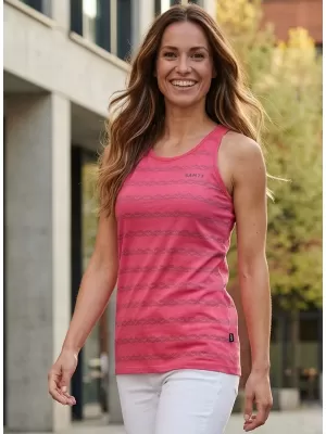 Tank Top SAM 73 LTSR612 TEMNO ROZA