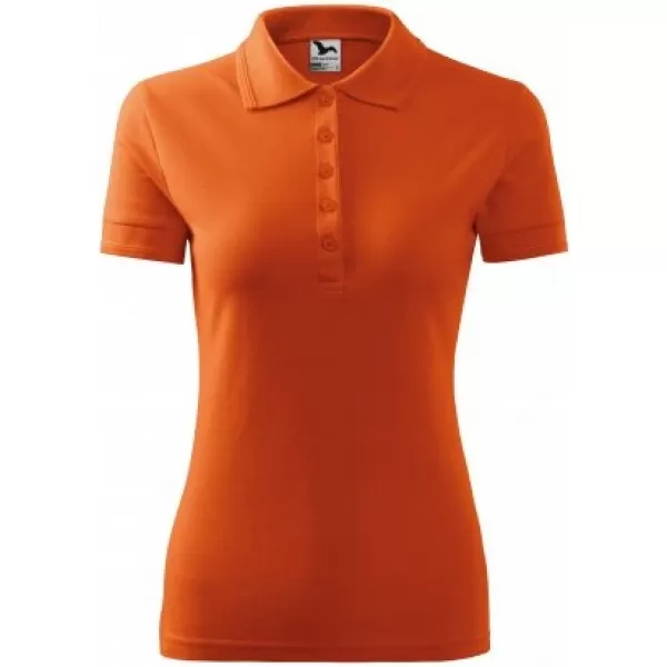  Ženska majica s kratkimi rokavi z ovratnikom MALFINI PIQUE POLO 210 ORANŽNA 