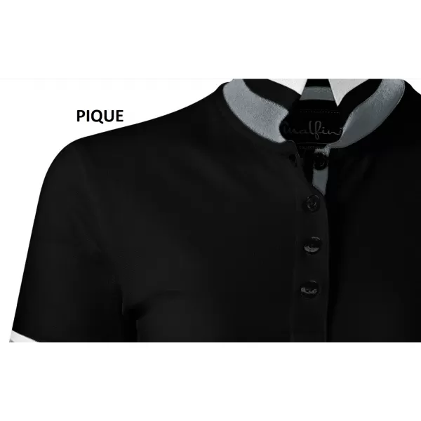  Ženska obleka z ovratnikom MALFINI PREMIUM DRESS UP 271 ČRNA 