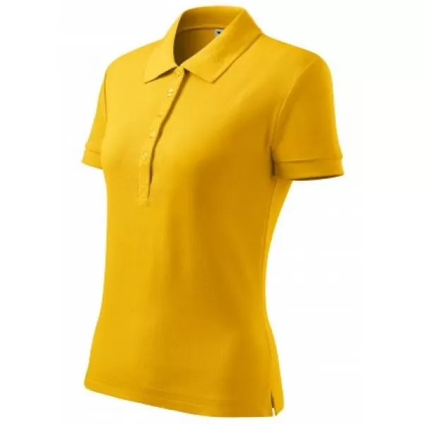  Ženska majica s kratkimi rokavi z ovratnikom MALFINI COTTON 213 JANTAR 
