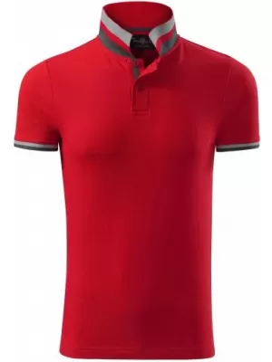 Moška majica s kratkimi rokavi z ovratnikom MALFINI PREMIUM COLLAR UP 256 RDEČA FORMULA