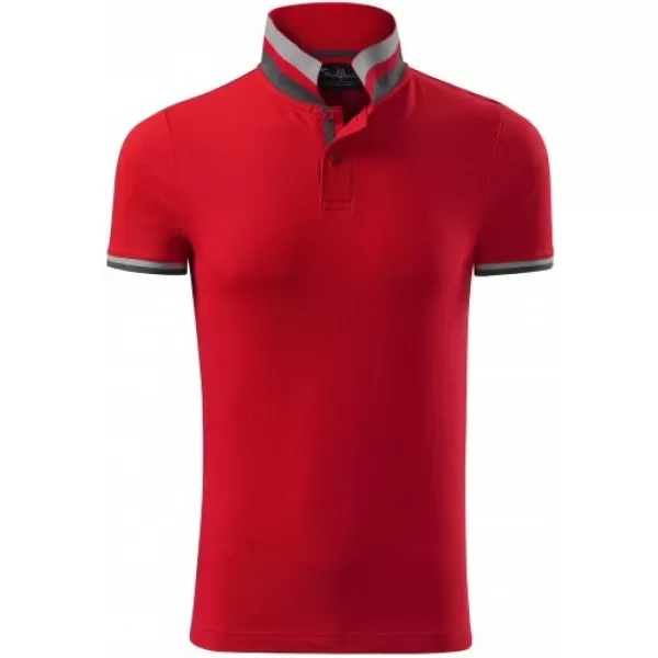  Moška majica s kratkimi rokavi z ovratnikom MALFINI PREMIUM COLLAR UP 256 RDEČA FORMULA 
