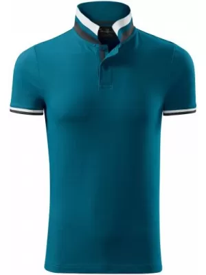 Moška majica s kratkimi rokavi z ovratnikom MALFINI PREMIUM COLLAR UP 256 KEROZIN