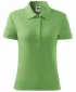 Ženska majica s kratkimi rokavi z ovratnikom MALFINI COTTON 213 TRAVNATO ZELENA
