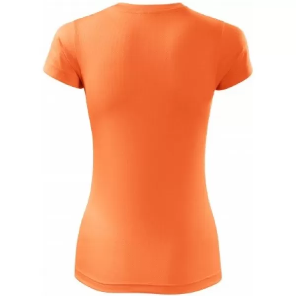  Ženska funkcionalna majica MALFINI FANTASY 140 NEONSKA MANDARINA 