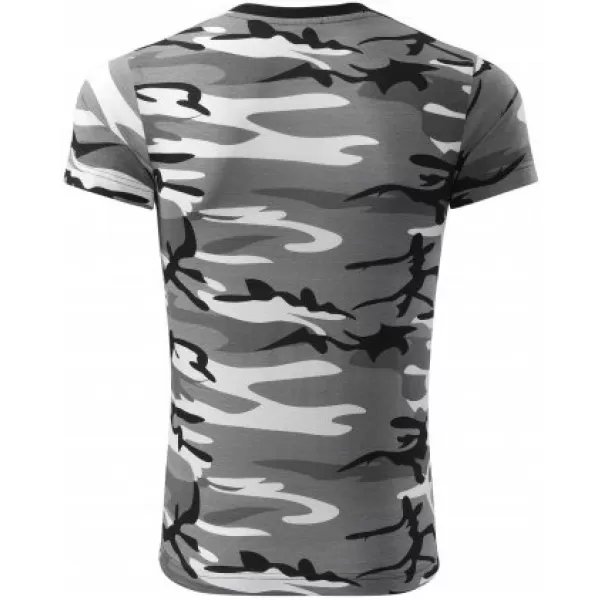  Moška majica s kratkimi rokavi MALFINI CAMOUFLAGE 144 KAMUFLAŽNO SIVA 