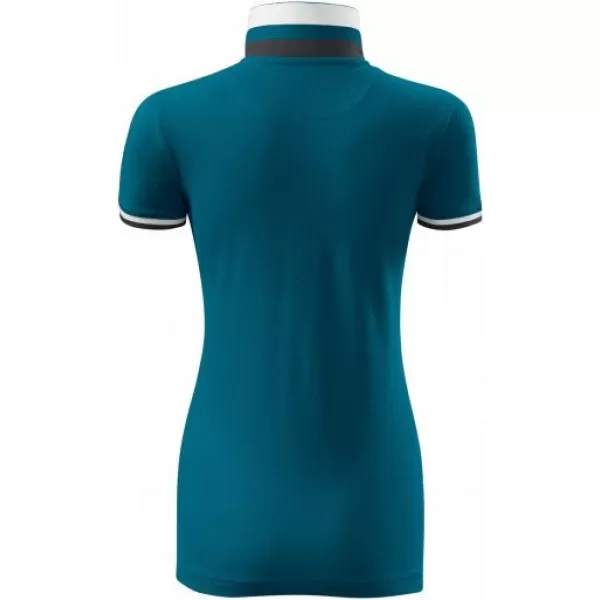  Ženska majica s kratkimi rokavi z ovratnikom MALFINI PREMIUM COLLAR UP 257 KEROZIN 