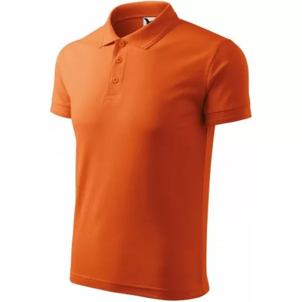  Moška majica s kratkimi rokavi z ovratnikom MALFINI PIQUE POLO 203 ORANŽNA 