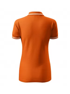 Ženska majica s kratkimi rokavi z ovratnikom MALFINI URBAN 220 ORANŽNA