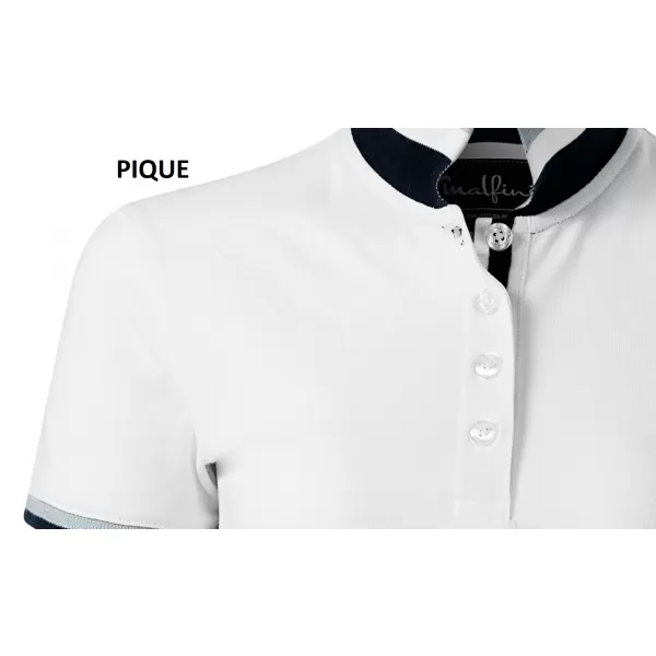  Ženska obleka z ovratnikom MALFINI PREMIUM DRESS UP 271 BELA 