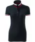 Ženska majica s kratkimi rokavi z ovratnikom MALFINI PREMIUM COLLAR UP 257 TEMNA MORNARICA