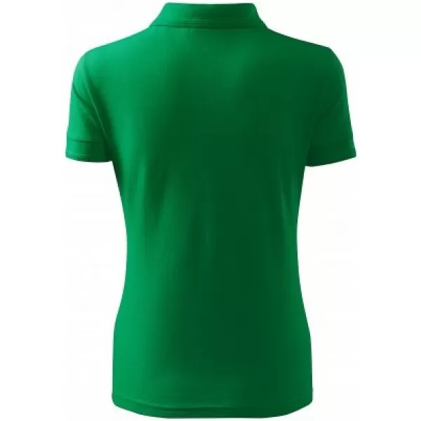  Ženska majica s kratkimi rokavi z ovratnikom MALFINI PIQUE POLO 210 SREDNJE ZELENA 