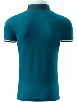 Moška majica s kratkimi rokavi z ovratnikom MALFINI PREMIUM COLLAR UP 256 KEROZIN