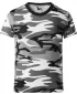 Otroška majica s kratkimi rokavi MALFINI CAMOUFLAGE 149 KAMUFLAŽNO SIVA