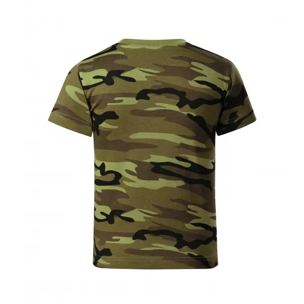  Otroška majica s kratkimi rokavi MALFINI CAMOUFLAGE 149 KAMUFLAŽNO ZELENA 
