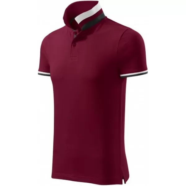  Moška majica s kratkimi rokavi z ovratnikom MALFINI PREMIUM COLLAR UP 256 GRANAT 