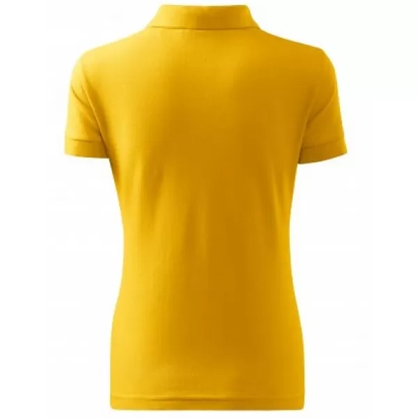  Ženska majica s kratkimi rokavi z ovratnikom MALFINI COTTON 213 JANTAR 