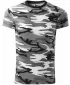 Moška majica s kratkimi rokavi MALFINI CAMOUFLAGE 144 KAMUFLAŽNO SIVA