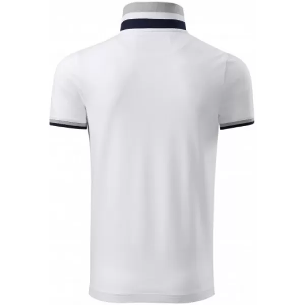  Moška majica s kratkimi rokavi z ovratnikom MALFINI PREMIUM COLLAR UP 256 BELA 