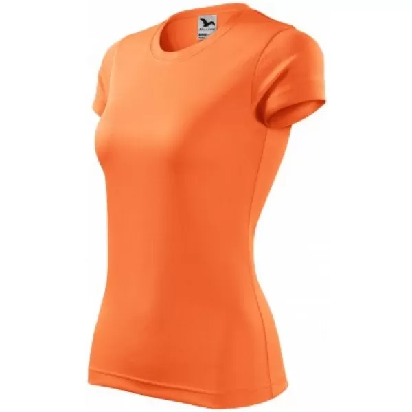  Ženska funkcionalna majica MALFINI FANTASY 140 NEONSKA MANDARINA 