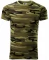 Moška majica s kratkimi rokavi MALFINI CAMOUFLAGE 144 KAMUFLAŽNO ZELENA