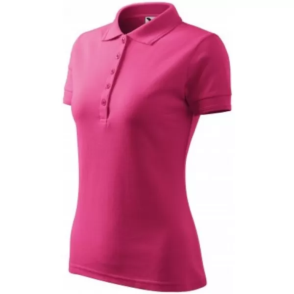  Ženska majica s kratkimi rokavi z ovratnikom MALFINI PIQUE POLO 210 MAGENTA 