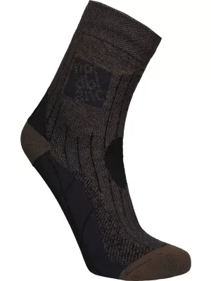 Nogavice NORDBLANC STARCH NBSX16379 TEMNO RJAVI POUDARKI