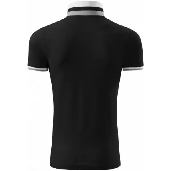  Moška majica s kratkimi rokavi z ovratnikom MALFINI PREMIUM COLLAR UP 256 ČRNA 