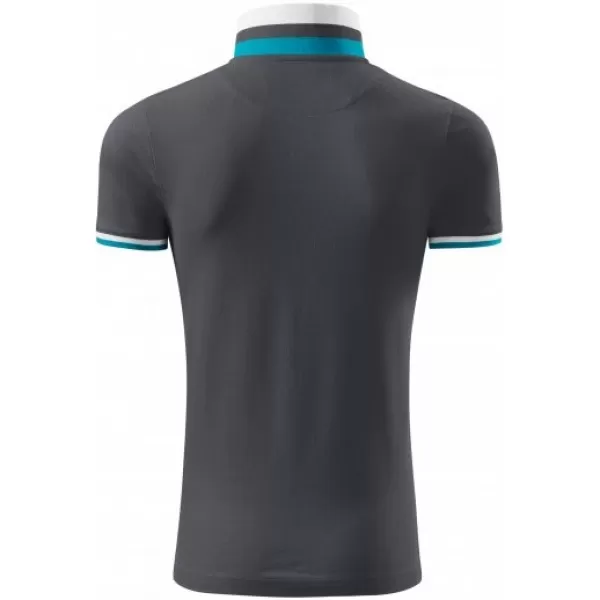  Moška majica s kratkimi rokavi z ovratnikom MALFINI PREMIUM COLLAR UP 256 SVETLO ANTRACIT 