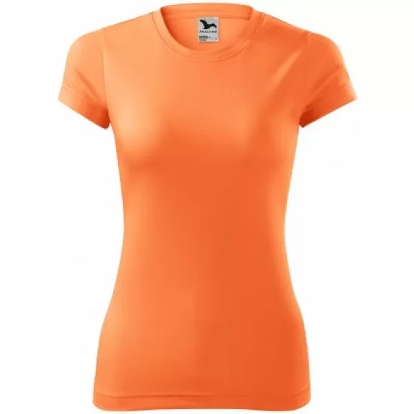  Ženska funkcionalna majica MALFINI FANTASY 140 NEONSKA MANDARINA 