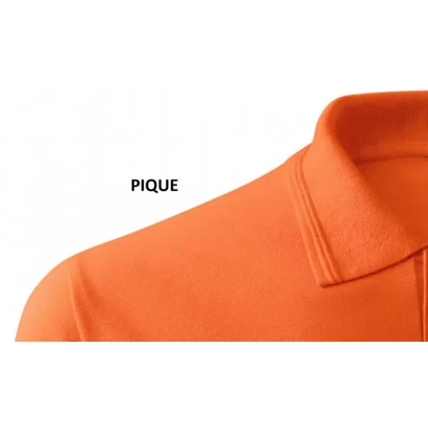  Moška majica s kratkimi rokavi z ovratnikom MALFINI PIQUE POLO 203 ORANŽNA 