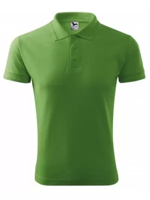 Moška majica s kratkimi rokavi z ovratnikom MALFINI PIQUE POLO 203 TRAVNATO ZELENA