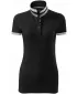 Ženska majica s kratkimi rokavi z ovratnikom MALFINI PREMIUM COLLAR UP 257 ČRNA
