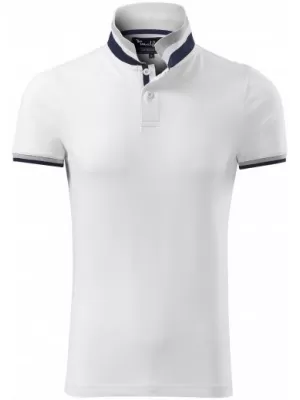 Moška majica s kratkimi rokavi z ovratnikom MALFINI PREMIUM COLLAR UP 256 BELA